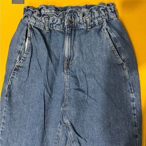 Zara High Rise Blue Jeans